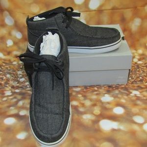 LUGZ Strider Denim Black and White Shoes MSTRT-060